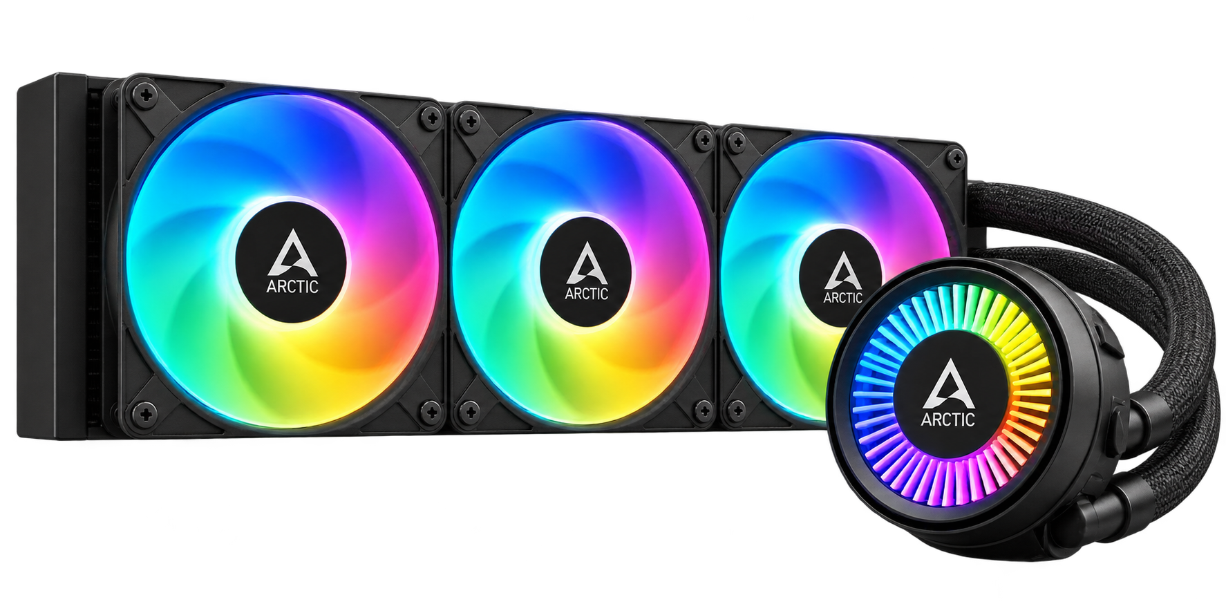 Illustrative cooling artwork for Liquid Freezer III 360